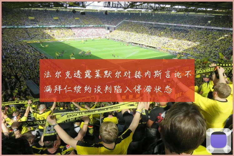 法尔克透露莱默尔对赫内斯言论不满拜仁续约谈判陷入停滞状态